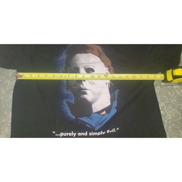 John Carpenters Halloween's Michael Meyers Purely and Simply Evil T Shirt Size L - Picture 3 of 6